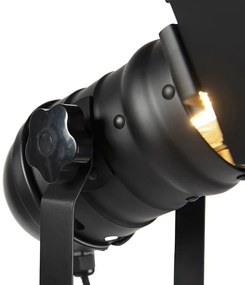 Ipari állólámpa fekete dönthető - Movie