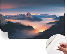 Dekoratív öntapadós fotótapéta Hálószobába Felkelő nap 416x254