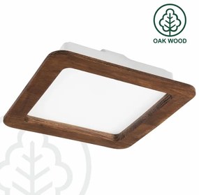 LED mennyezeti lámpa WOODY SPOT LED/17W/230V 3000K cseresznye 18,5x18,5 cm