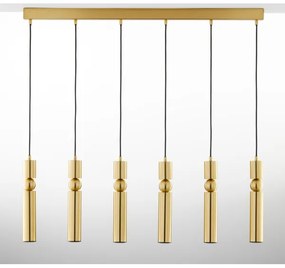 Jupiter 2011 - Csillár zsinóron ALAS 6xGU10/10W/230V arany