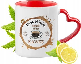 Nikodémusnak Piros bögre szív alakú füllel Ajándék