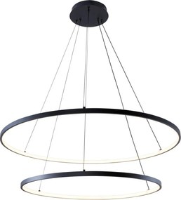 ZUMA LINE 2023200-BK BRENO Modern Led Függesztett Lámpa Fekete LED IP20