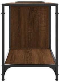 barna tölgy színű szerelt fa TV szekrény 203 x 37 x 50 cm