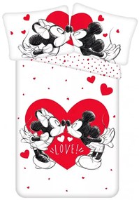 Disney Mickey, Minnie Love ágyneműhuzat 140×200cm, 70×90 cm