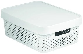 Simpla Lungo Holes fehér tárolódoboz - Curver