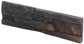 Burkolat Stones Patan black 38,5x10 cm dombor PATANBK