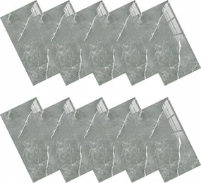 10X ĂntapadĂłs Panel SzĂŒrke MĂĄrvĂĄny Pvc Fali LaminĂĄlt Panel 30CMX60CM