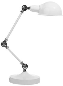 Fehér fém asztali lámpa 61 cm KIRAN Beliani