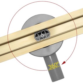 lineáris lefolyó Rea Neo Slim Gold Pro 50