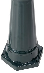 Rusztikus kültéri lámpa sötétzöld 3-lámpás IP44 - New Orleans