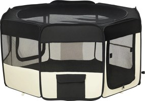 PawHut Kiskutya Játékkerítés Állatmozgató Kerítés Kiskutya Kerítés Kiskutya Játékkerítése 600D Oxford Ø120 x H58 cm | Aosom