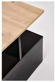 Bardia dohányzóasztal, artisan tölgy / fekete