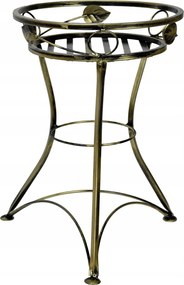 Álló Virágágyás Nagy Virághoz Fém Szilárd Átmérő 27 CM Gramix