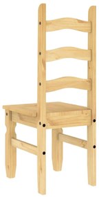 Corona 2 db tömör fenyőfa étkezőszék 42 x 47 x 107 cm