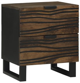 Éjjeli szekrények - 2 db, 40x33.5x46 cm, tömör mangófából készült