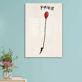UV-027 Banksy edzett üvegkép, 50 x 70 cm