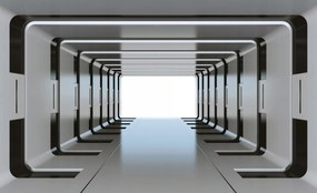 Tapéta Alagút Futurizmus Fém Absztrakt Perspektíva tér 250x175 +ragasztó
