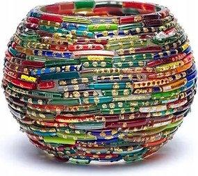 Mozaik gyertyatartó mécsesekhez