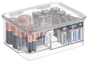 Linus átlátszó rendszerező rekeszekkel és fedéllel, 17 x 14 cm - iDesign