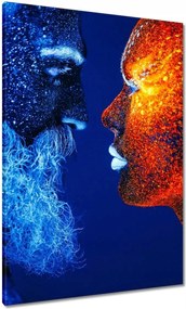 Vászonkép 70x100 Hideg ő forró szex