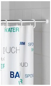 Ezüstszínű zuhanyfüggöny rúd 110 - 185 cm – Wenko