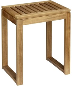 Wenko Fondi akácfa fürdőszobai szék, 46 x 30 x 40cm