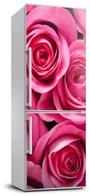 Hűtő matrica Rózsaszín rózsa FridgeStick-70x190-f-102915574
