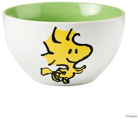 PEANUTS tálka zöld-fehér, Woodstock 600 ml