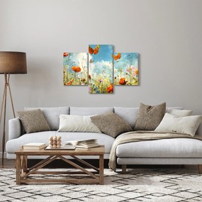Kép - Pillangók a nyári réten (90x60 cm)