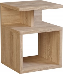 Éjjeliszekrény asztal Zoe színes sonoma tölgy