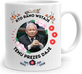 Vicces Bögre A Pis Elnökétől Jaroslaw Kaczynski fényképes nyomtatással
