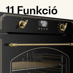 Klarstein Victoria piro-sütő | elektromos sütő pirolízis funkcióval | 3150 W | 76 l | 60 cm