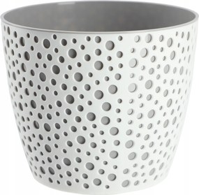 Virágtartó Fedő Kerek, Szürke 11CM