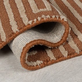 Terrakotta színű szőnyeg 160x230 cm Kylo – Flair Rugs