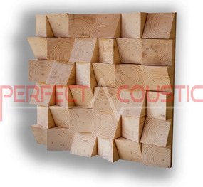 Ferde kocka diffúzor 60x60x6cm mahagóni színben - 70x70x6cm csamagolással a szállításhoz