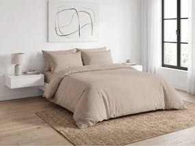 Krepp ágynemű TAUPEXA világosbarna Ágyneműhuzat mérete: 70 x 90 cm | 140 x 220 cm