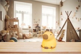 Világossárga gyerek éjjelilámpa Capybara – Fischer &amp; Honsel