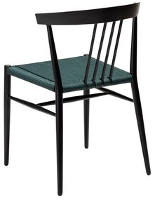Fekete-türkiz étkezőszék Sava – DAN-FORM Denmark