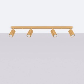 Aranyszínű spotlámpa 6,5x81 cm Gleam – Sollux