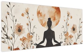 Kép - Narancssárga jóga (120x50 cm)