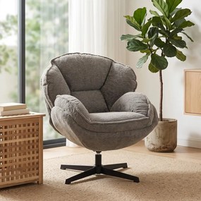 HOMCOM Modern wingback fotel, bársony fotel négycsillagos talppal, S-rugókkal, szürke