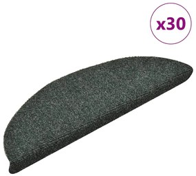 30 db zöld öntapadó lépcsőszőnyeg 56 x 17 x 3 cm