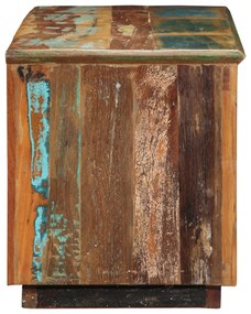 Cipőtároló 110x35x40 cm Tömör fa újrahasznosított