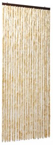 bézs zsenília rovarfüggöny 90 x 220 cm