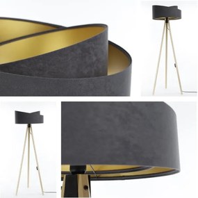 Állólámpa GALAXY 1xE27/60W/230V szürke/bézs