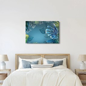 Kép - Trópusi növények levelei (90x60 cm)