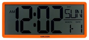 Karlsson 6020OR digitális óra narancssárga, 35 cm