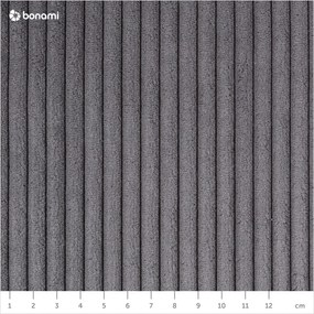 Bowie sötétszürke kordbársony variálható kanapéágy - Bonami Selection