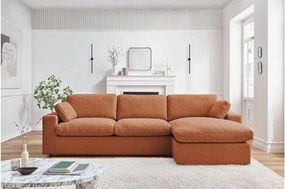 Narancssárga sarokkanapé Belair – Bobochic Paris