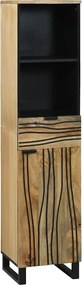 vidaXL Fürdőszobai mosdószekrény Barna 38 x 33 x 160 cm Faanyag